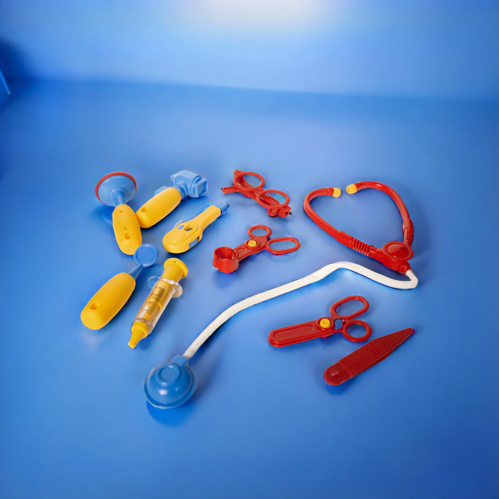 JoGenii Toys Premium Doctor Set with Pull Push Trolley for