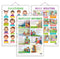 Set of 3 EMOTIONS, DAILY ROUTINE and NURSERY RHYMES Early Learning Educational Charts for Kids | 20"X30" inch |Non-Tearable and Waterproof | Double Sided Laminated | Perfect for Homeschooling, Kindergarten and Nursery Students