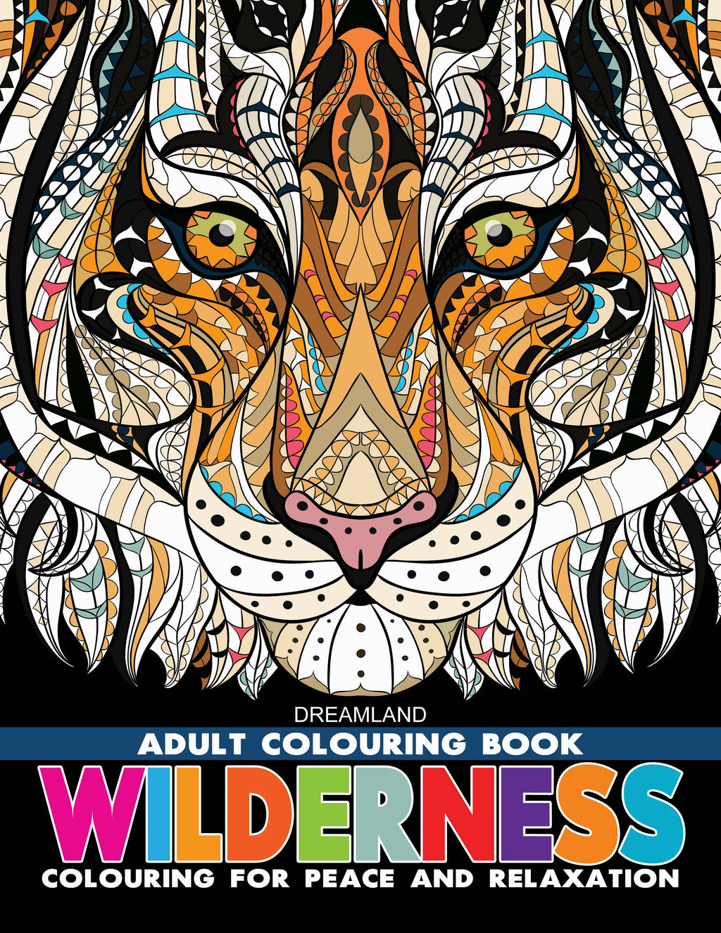 JoGenii, Pack-of-4-Colouring-Books-for-Adult-with-Tear-Out-Sheet-Animals,-Nature,-Mandala-and-Travel