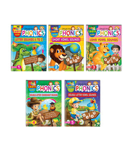Learn With Phonics Book - Pack (5 Titles) : School Textbooks Children Book By Dreamland Publications 9789350898024