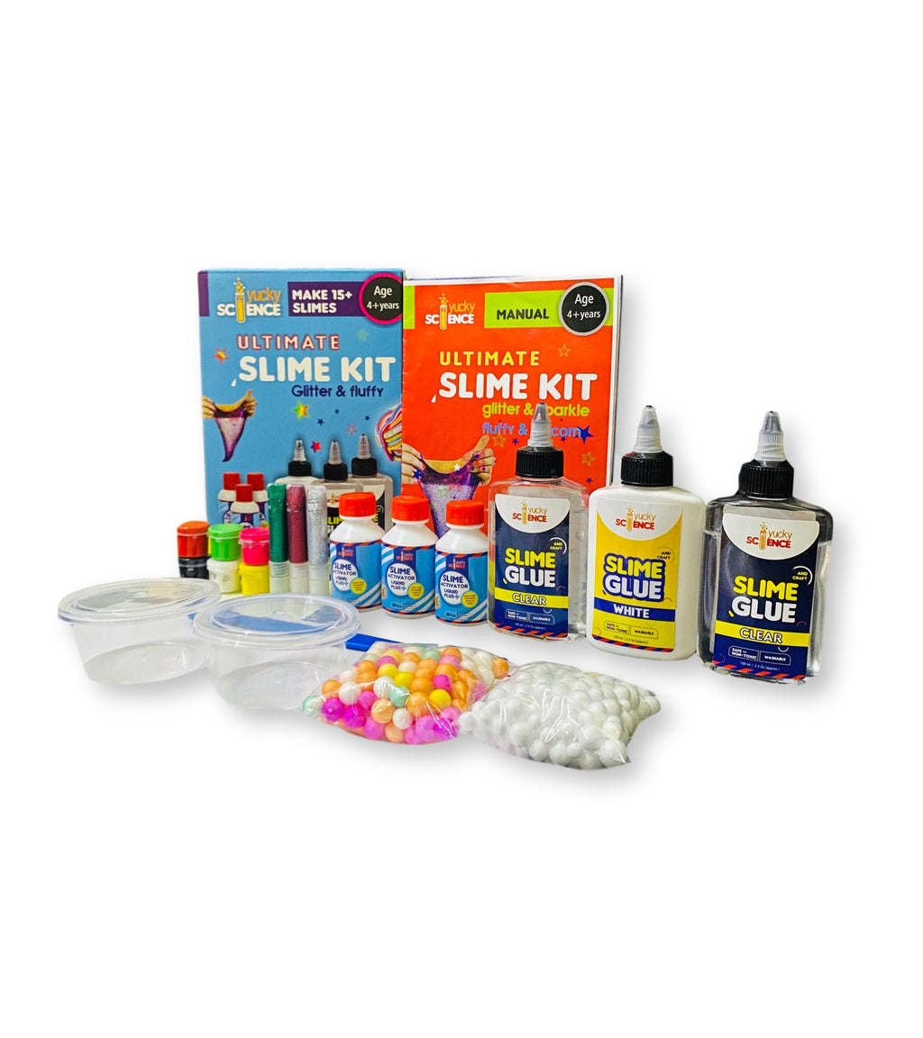 Ultimate Slime Making Kit- Make 15+ Slimes For 4 Yrs & Above Age
