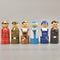 Svecha Toys: Community Helpers Peg dolls - Option 1 (Set of 6)