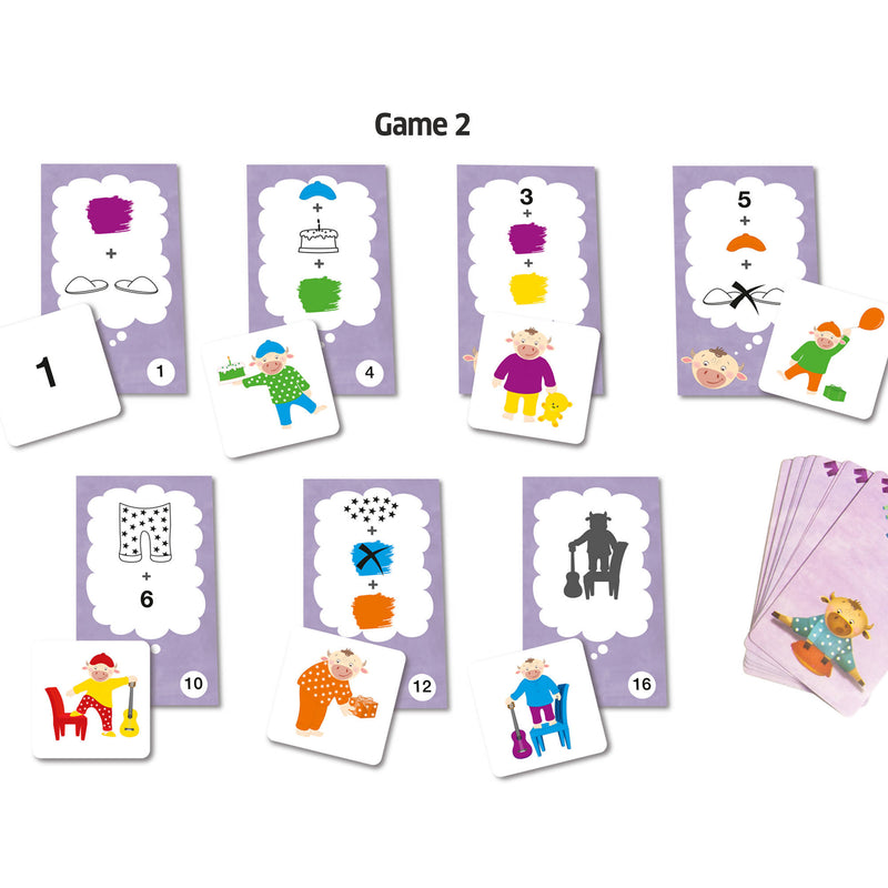 Chalk and Chuckles Pajama Party- Preschooler Colour Matching Game and Critical Thinking Game