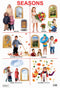 Seasons Chart : Reference Educational Wall Chart By Dreamland Publications 9788184519204