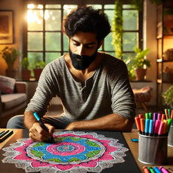 De-Stress and Create: How Mandala Art Helps Adults Relax and Recharge