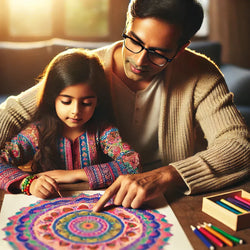 Discovering Creativity and Calm: The Benefits of Mandala Art for Parents