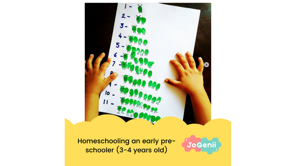 Homeschooling an early pre-schooler (3 - 4 year old)