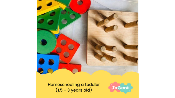 Homeschooling a toddler (18 months - 2 .5 years)
