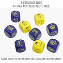 Chalk and Chuckles Rolling Tales, Story Telling Wooden Dice Cubes