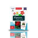 Clapjoy Flowers  flash card for kids of age 2 years and Above