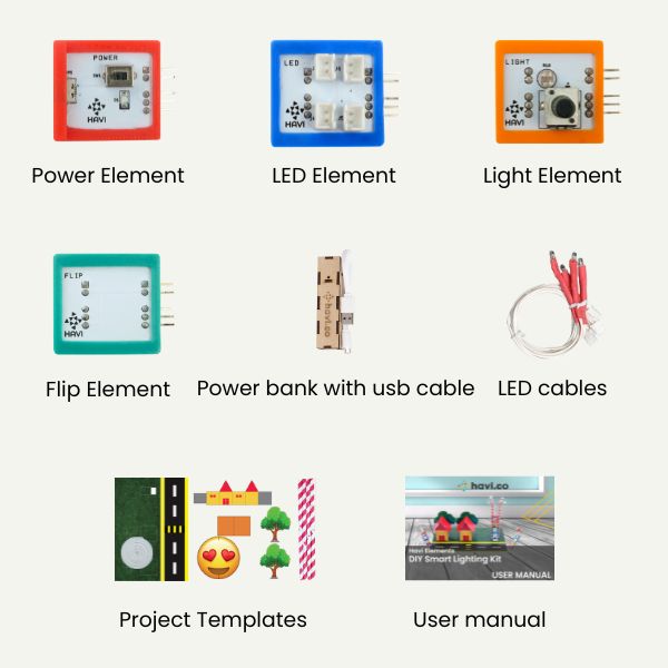 Havi Elements - DIY Smart Lighting Kit - 7 in 1
