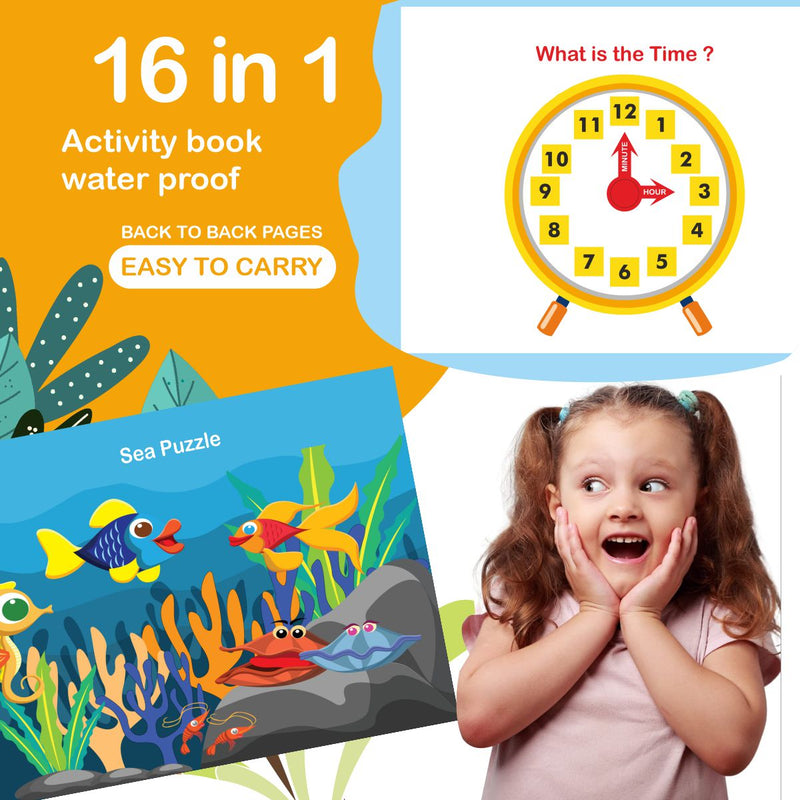 Clapjoy Velcro Book Level 2 for kids upto 4 years