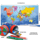 Chalk and Chuckles Smart Sticks Countries of the World, Game and Puzzle