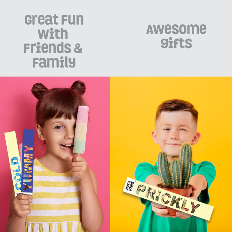 Chalk and Chuckles Smart Sticks Scavenger Hunt Game for Indoor and Outdoor Adventure