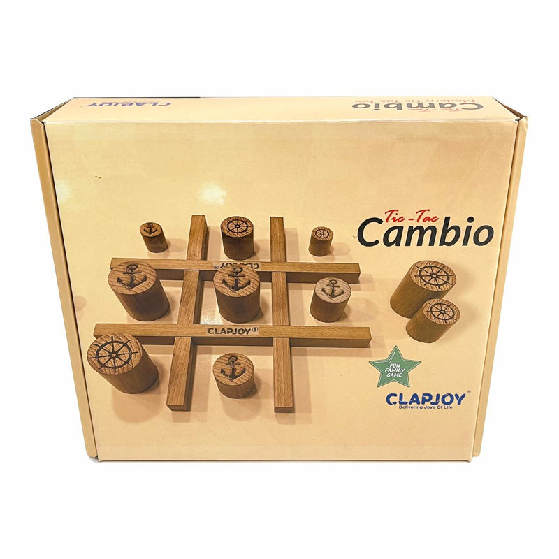 Clapjoy Tic Tac Cambio Game for Adults and Kids of Age 5 years and above