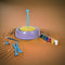 Paint Colors For Kids  Pottery Wheel Water Recycling Brush Rinser with Drain for Acrylic and Water Based Paint Art Supplies Essential Cleaning Tools