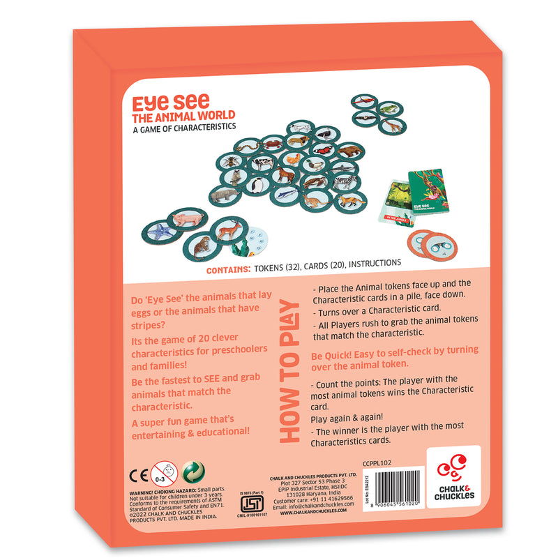 Eye See Animals, A Game of Characteristics