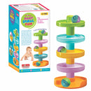 Baby Spiral Fun-A Roll Ball Toy With 5 Layer Ball Drop Tower Run With Roll Swirling Ramps For Baby And Toddler Educational Development Toy Set.