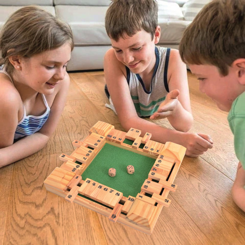 Jogo de madeira shut the box - Ganhe ESPORTES Shut The Box Dice