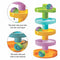 Baby Spiral Fun-A Roll Ball Toy With 5 Layer Ball Drop Tower Run With Roll Swirling Ramps For Baby And Toddler Educational Development Toy Set.