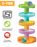 Baby Spiral Fun-A Roll Ball Toy With 5 Layer Ball Drop Tower Run With Roll Swirling Ramps For Baby And Toddler Educational Development Toy Set.