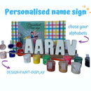 Craftopedia Paint Your Own Name Sign (Personalized)