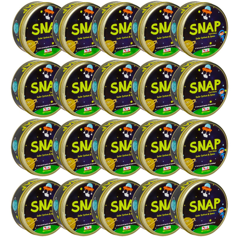 CocoMoco Kids Return Gifts Combo Pack for Kids Birthday – Set of 20 pcs of Solar System Snap Flash Card Educational Game for Kids, STEM Toy for Boys Girls, Ages 2-6 Year olds