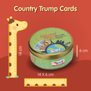 CocoMoco Kids Return Gift Combo for Kids Birthday Party - Set of 10 Pieces of Country Trump Cards Game Geography Toy, STEM Educational Toy for Ages 5-8, 9-14 Year Old Boys and Girls