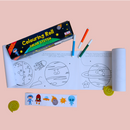CocoMoco Kids Return Gifts Combo Pack for Kids Birthday – Set of 3 pcs of Solar System Colouring Roll Story Book for Kids, STEM Toy, Educational Toy for 2-3, 4-5 Year Old Boys and Girls