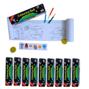 CocoMoco Kids Return Gifts Combo Pack for Kids Birthday – Set of 10 pcs of Solar System Colouring Roll Story Book for Kids, STEM Toy, Educational Toy for 2-3, 4-5 Year Old Boys and Girls