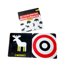 CocoMoco High Contrast Flash Cards for New Born Baby for Visual Stimulation - Black and White Flashcards for Infants