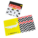 CocoMoco Kids Return Gift Combo Pack for Kids Birthday - 3 Sets of High Contrast Flash Cards for New Born Baby for Visual Stimulation - Black and White Flashcards for Infants