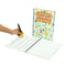 CocoMoco Erasable Doodle Drawing Book Set - Chalk board - Includes sketch pens - Animals / Jungle Theme
