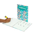 CocoMoco Erasable Doodle Drawing Book Set - Chalk board - Includes sketch pens - Underwater Theme