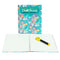 CocoMoco Erasable Doodle Drawing Book Set - Chalk board - Includes sketch pens - Underwater Theme