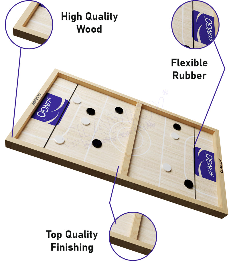 Clapjoy Board Games for Kids Ages 5+ Years (Slingo & Shut the box)