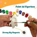 Craftopedia 4 in 1 Art & Craft Set for Boys & Girls Age 4,5,6,7 - Canvas, 3D Magnets, Greeting Cards, Stickers | (Outer Space)