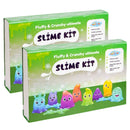 Link With Science 72 Pieces Ultimate Slime Making Kit ( Fluffy and Crunchy Slime Kit- Make 40+ Slime) - Combo pack of 2