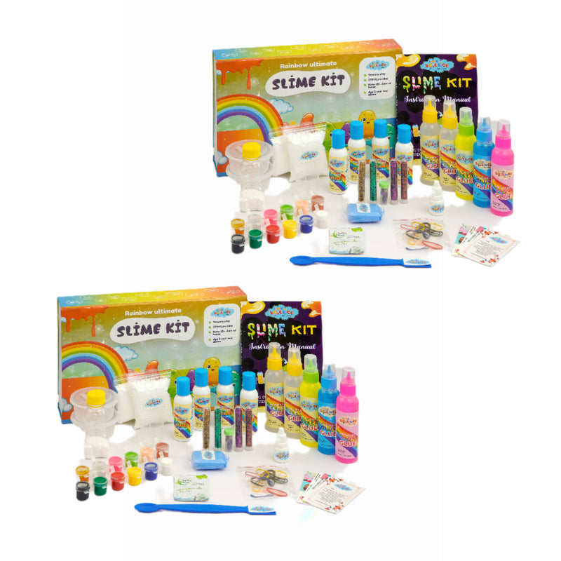 126 Pieces Ultimate Slime Kit Combo Pack of 3 - Make 65+ Slimes