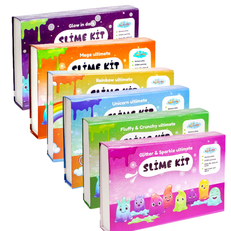 Link With Science 89 Pieces Ultimate Slime Making Kit Glitter and