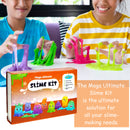 Link With Science 247 Pieces Ultimate Slime Making Kit (Glitter and Sparkle, Fluffy and crunchy, Unicorn, Rainbow, Mega Ultimate, And Glow in dark Slime Kit - Make 120+ Slime)  - Combo pack of 6