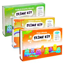 Link With Science 126 Pieces Ultimate Slime Making Kit (Fluffy and Crunchy, Rainbow, and Mega Ultimate Slime Kit- Make 75+ Slime) DIY Slime Factory Kids Toys for Boys/Girls - Combo pack of 3