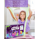 Link With Science 129 Pieces Ultimate Slime Making Kit (Fluffy and Crunchy, Mega Ultimate , Glow in Dark Slime Kit - Make 75+ Slime) DIY Slime Factory Kids Toys for Boys/Girls - Combo pack of 3