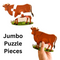 Farm Animals Wooden Jigsaw Puzzles (Set of 5)