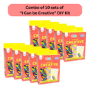 I Can Be Creative - JoGenii's Mini DIY Kit | Ages 3-99 | Return Gift, Travel Friendly (Pack of 10)