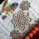 diy rangoli circle