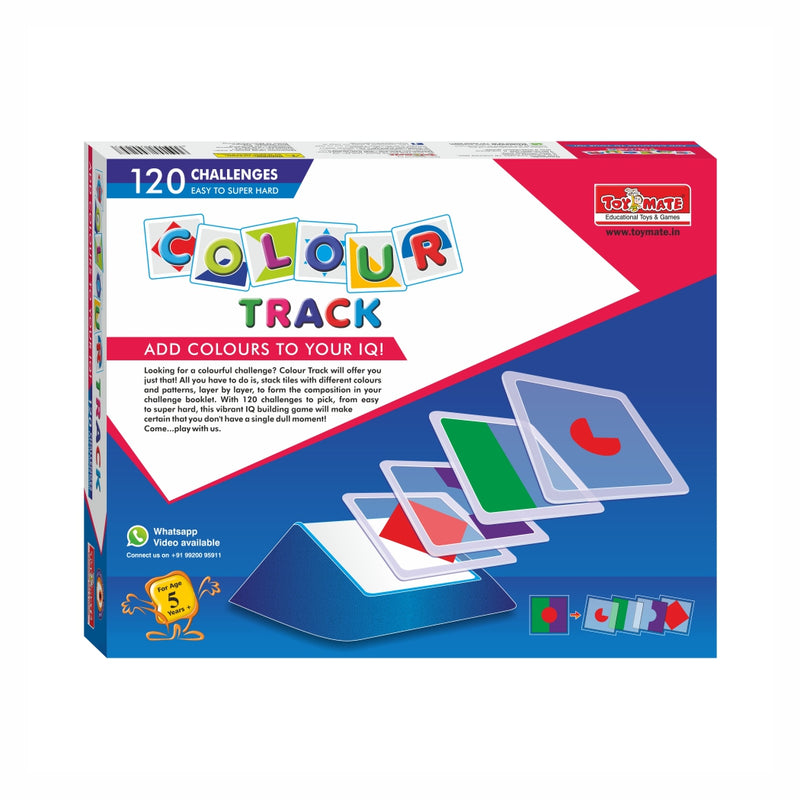 Colour Track- 120 Challenges Game-an Award Winning IQ Building Game for Age 5 Years & Above