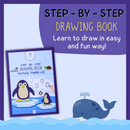 PepPlay Step by Step Drawing Book - Mystical Marine Life