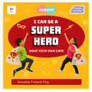JoGenii DIY Superhero Cape Kit – I Can Be a Superhero | Reusable Pretend Play for Kids | Perfect Birthday Gift for Boys and Girls, Family Fun Time (4 - 99 Years)