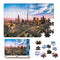 Mini Leaves Dubai Skyline Jigsaw Puzzle 108 Piece Wooden Puzzle for Kids & Adults